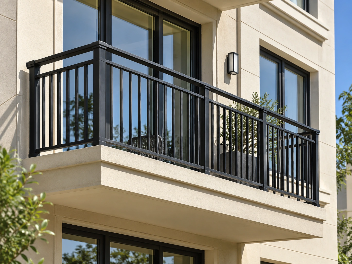 Balkon korkuluğu detayı