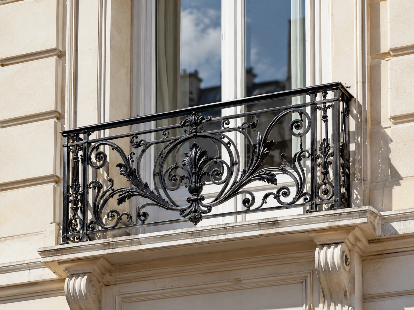 Ferforje balkon korkuluğu örneği